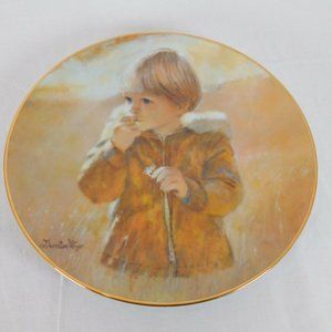 Autumn Wanderer Thornton Utz Carefree Days Plate Collection First Issue 1982 VTG